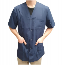 Casaca Escote en V con Broches M/C